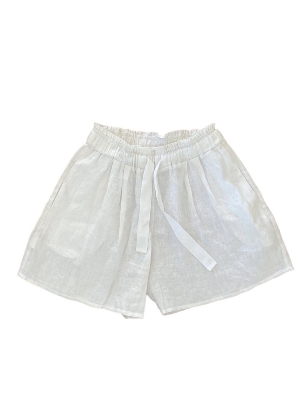 Greek Archaic Kori Linen Shorts